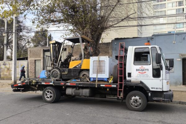 grua horquilla transporte transporte grua horquilla por gruas brunetti